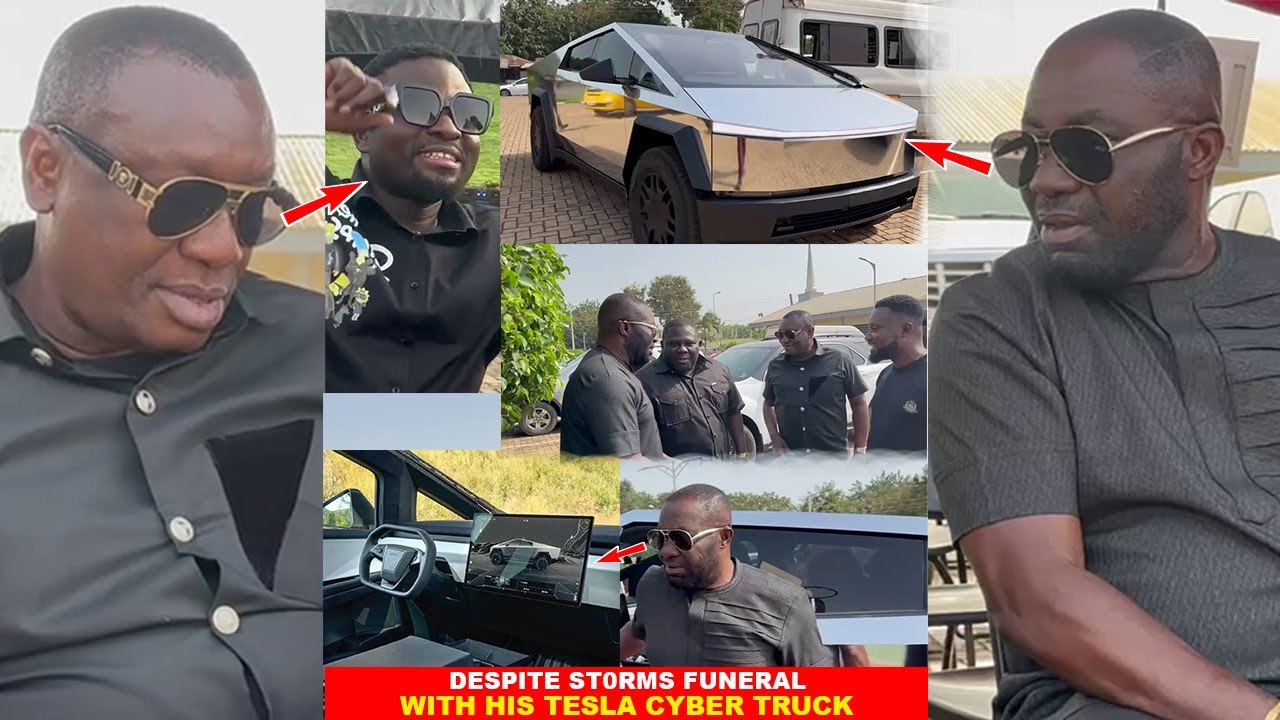 Wow Despite St0rms Funeral With His New Cybertruck In Kumasi, Brother Sammy Performs.