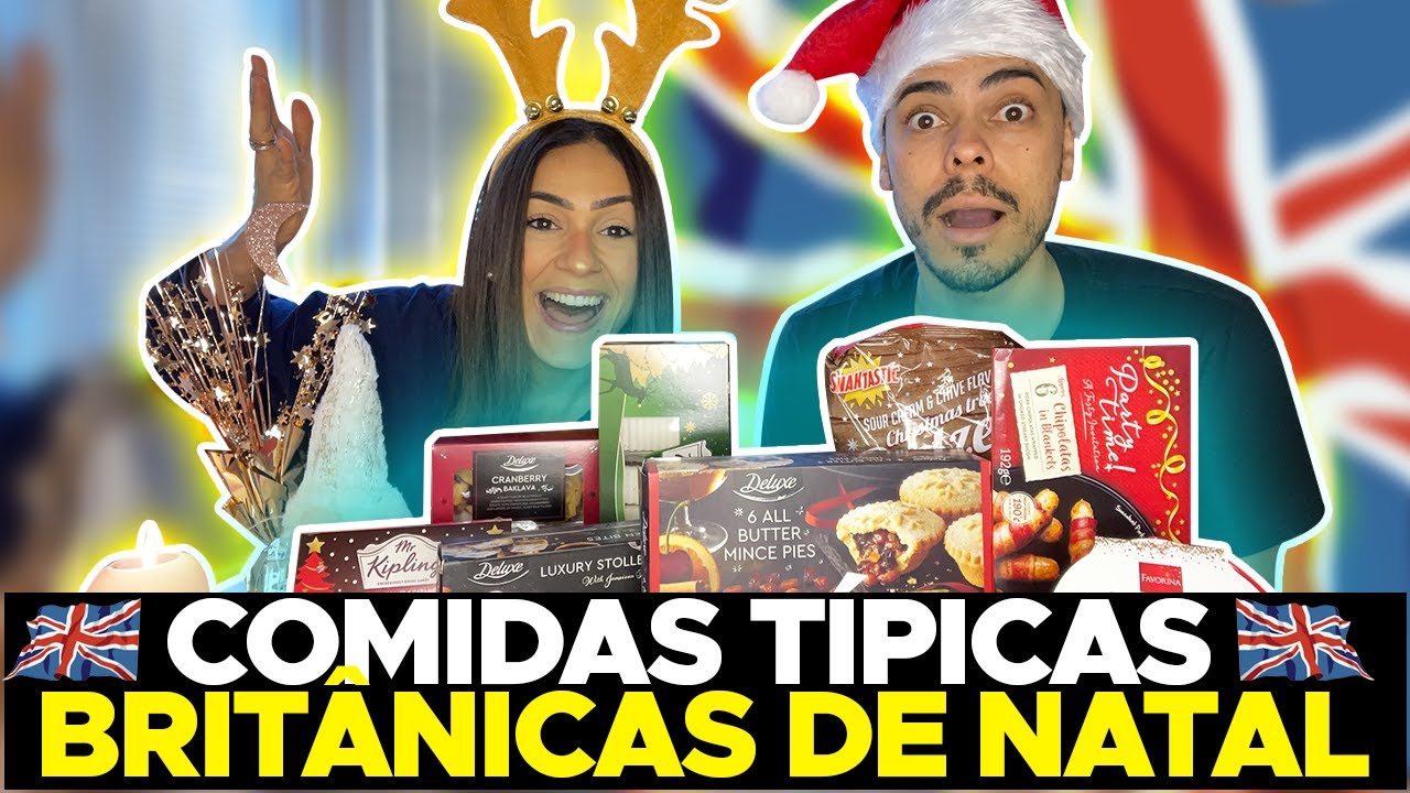 NATAL EM LONDRES, COMIDAS TÍPICAS NA INGLATERRA! #NaVibe #BrasileirosEmLondres