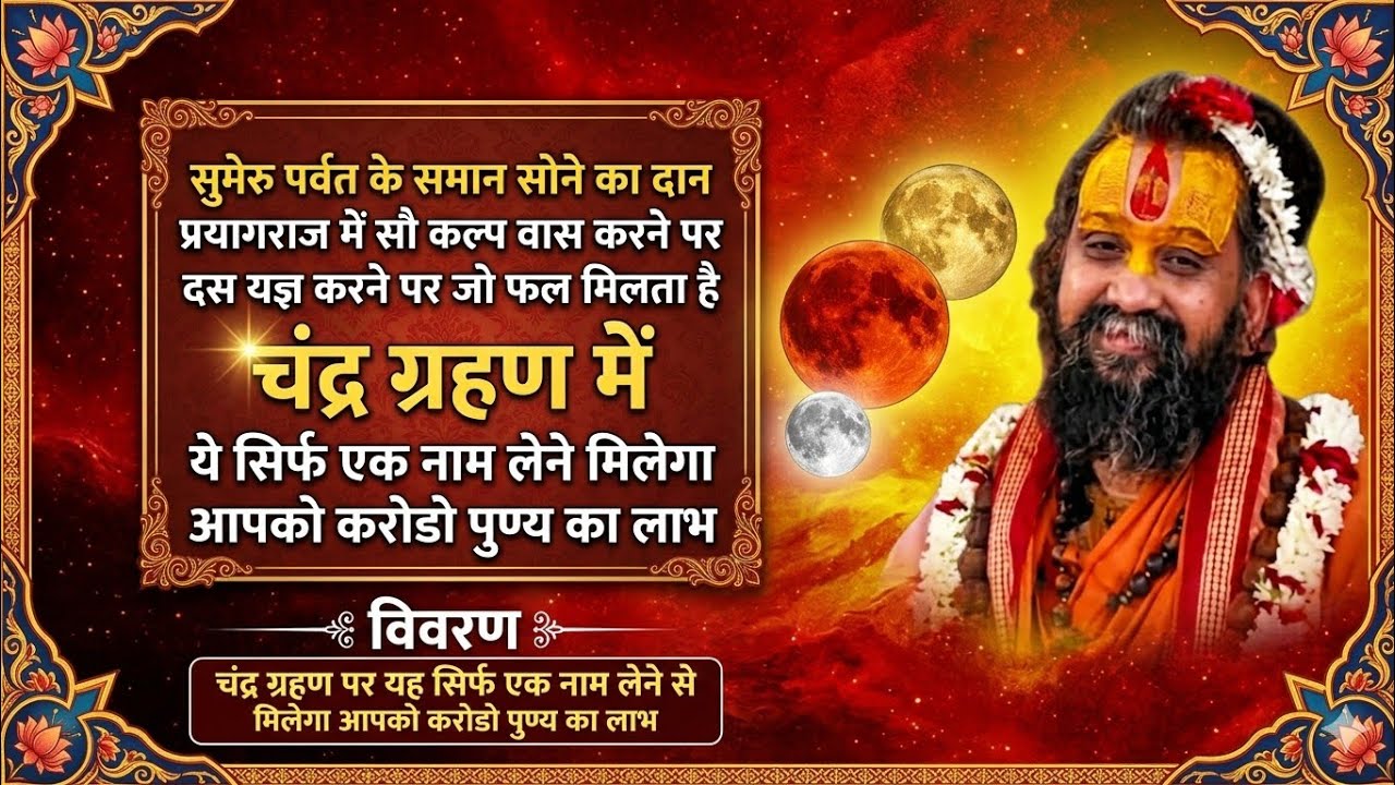 ग्रहण में करे ये कार्य मिलेगा करोड़ो पुण्यों का फल 🌺💯.. #sitaram #shrirajendradasjimaharajji 