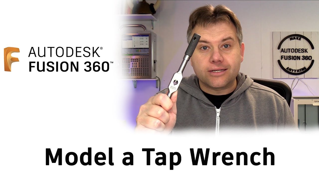 Как создать модель гаечного ключа в Fusion 360 — Сезон 2, Эпизод 9