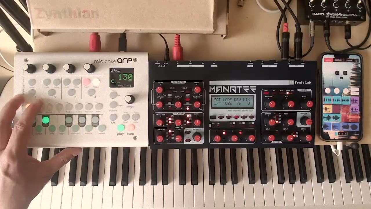 TeaForTwo - Live Jam with Midicake, Manatee, Korg SV-2, Koala
