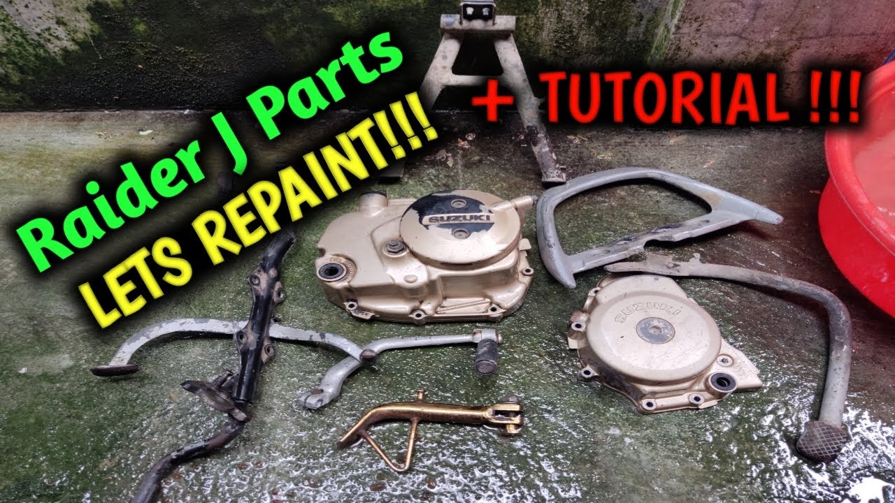 How to repaint Raider J Crank Case and Parts