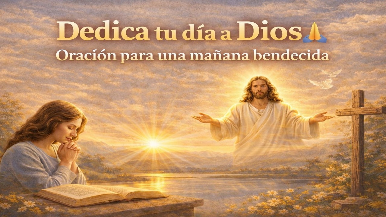 DEDICA TU DIA A DIOS !ORACION DE LA MAÑANA