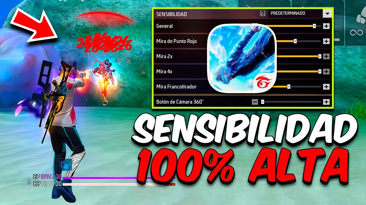 ✅ LA MEJOR SENSIBILIDAD ⚙️ para PEGAR TODO ROJO 👺 (EN ESTA NUEVA ACTUALIZACI&Oacute;N de FREE FIRE 2026)