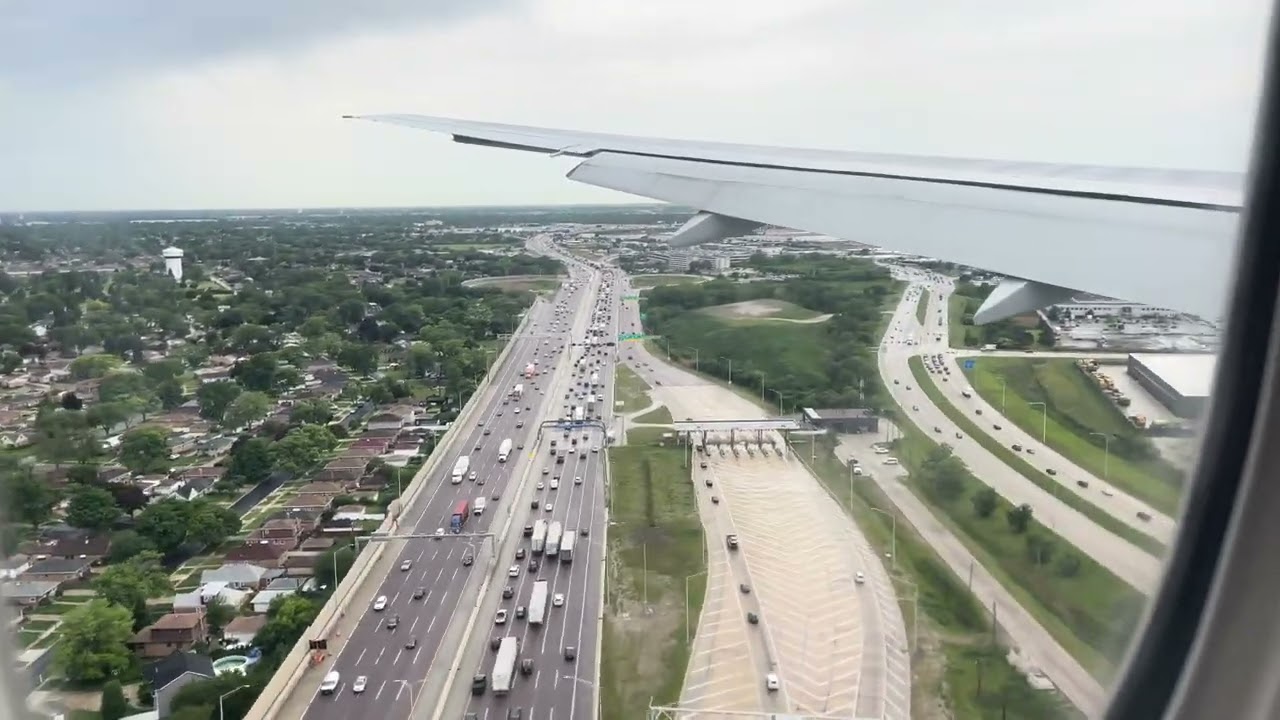 Boeing 777-236(ER) BA G-VIID Landing in Chicago (ORD) 24.05.2024