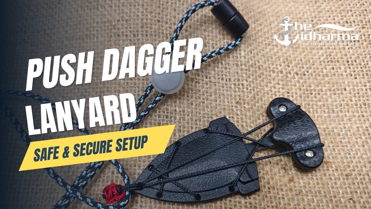How to Use a Locking Lanyard for Mini EDC Knife | Safe & Secure Setup