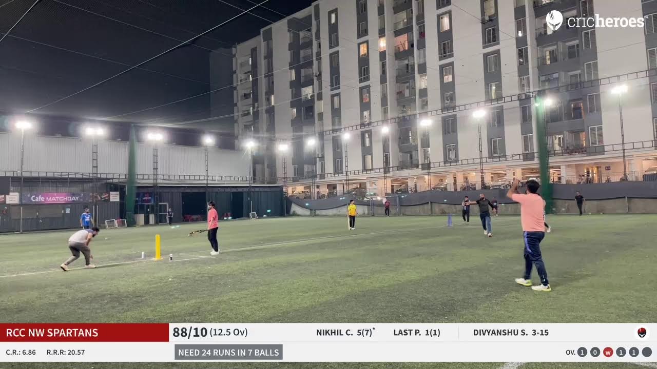 RCC NW Knights vs RCC NW Spartans | Night Group By RCC(League Matches) | Live - Pune MatchDay Aren…