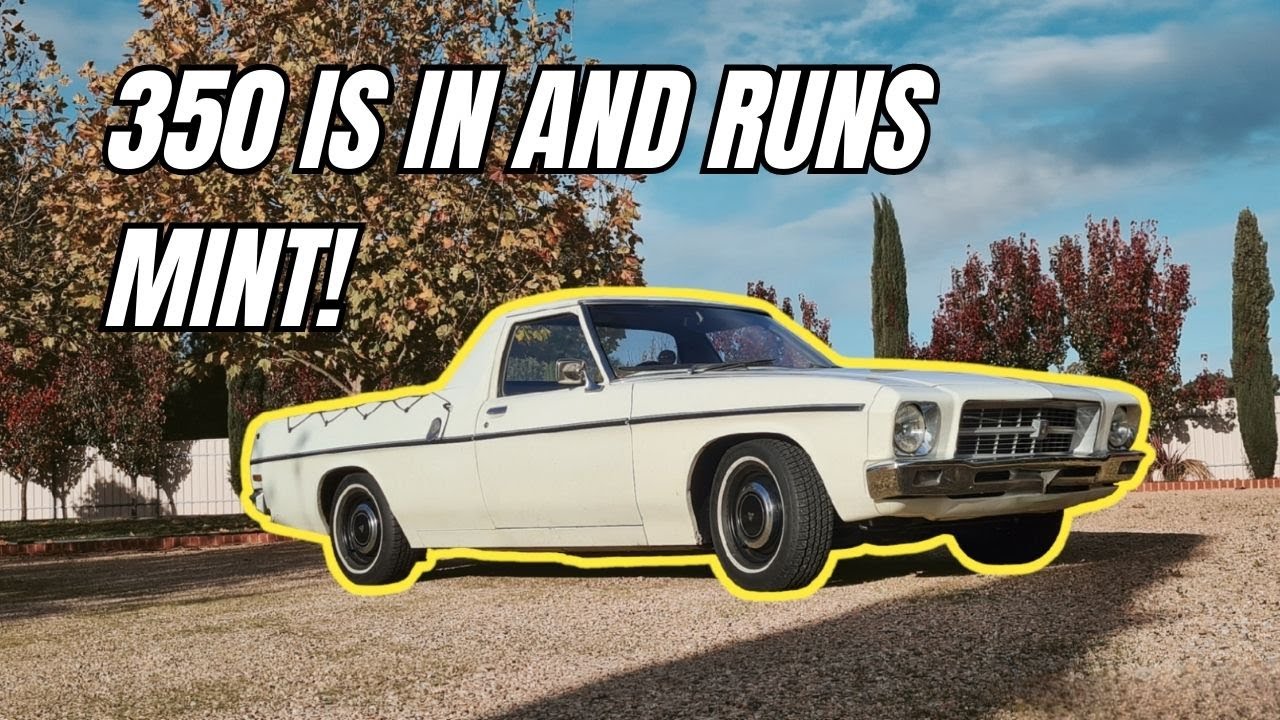 HQ Ute Is Back Up And Running: 350 Chevy Build Into HQ Holden