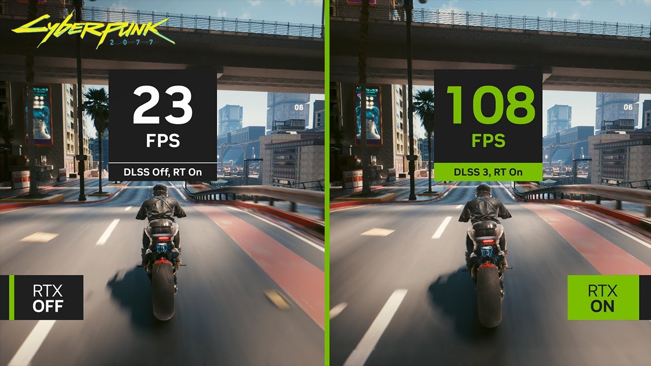 初公開！ NVIDIA DLSS 3 と レイトレーシング: オーバードライブ に対応した『サイバーパンク 2077』