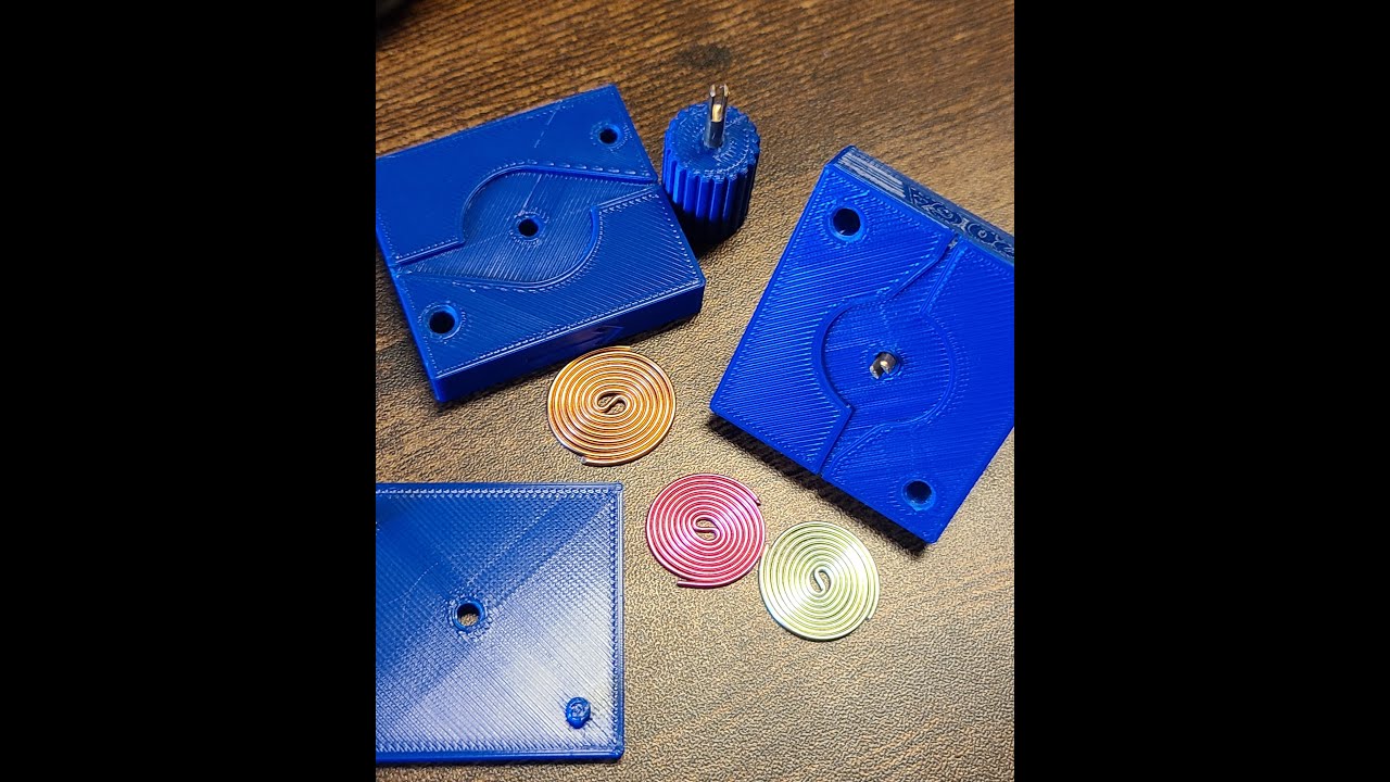 Flat coil winding tool for both 20 and 18ga soft wire. 4pc set.