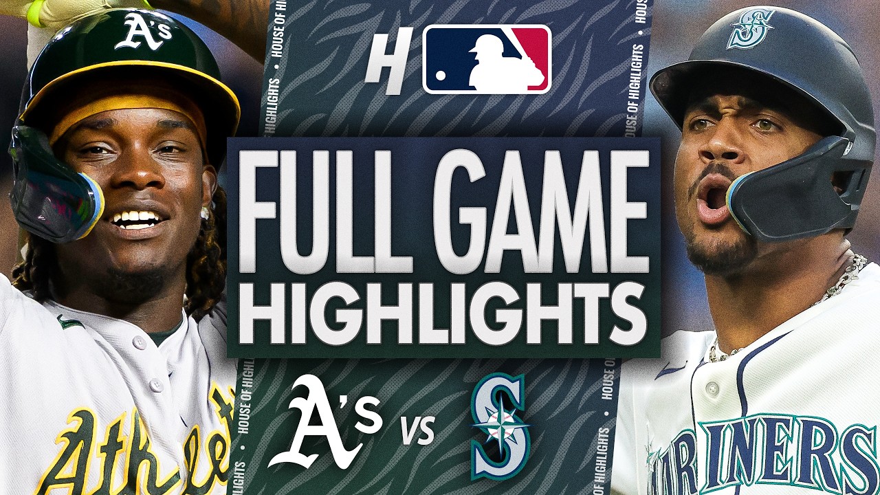 Athletics против Seattle Mariners &mdash; ЛУЧШИЕ МОМЕНТЫ МАТЧА 🔥 3 сентября 2026 г. Сезон MLB
