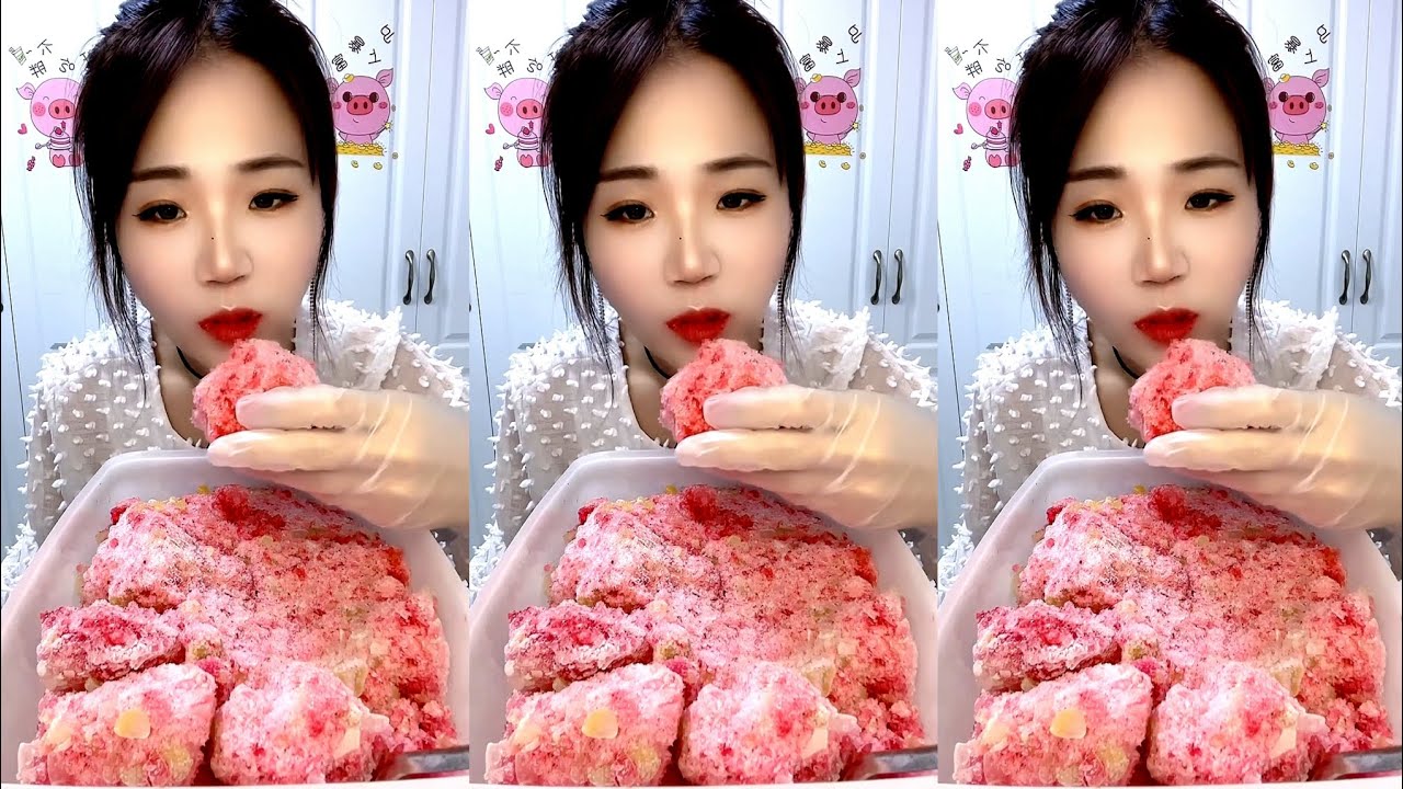 ASMR SHAVED ICE EATING / ICE EATING