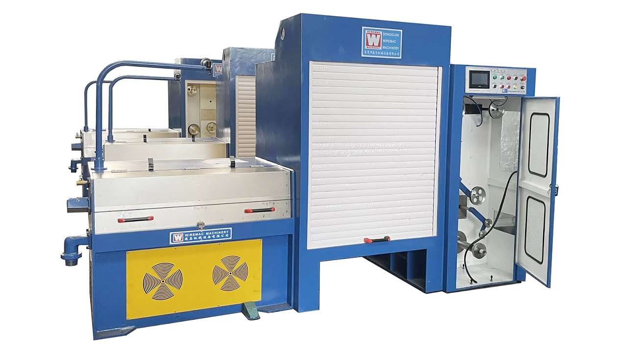 Power Saving Medium Fine Wire Drawing Machine With Online Annealing