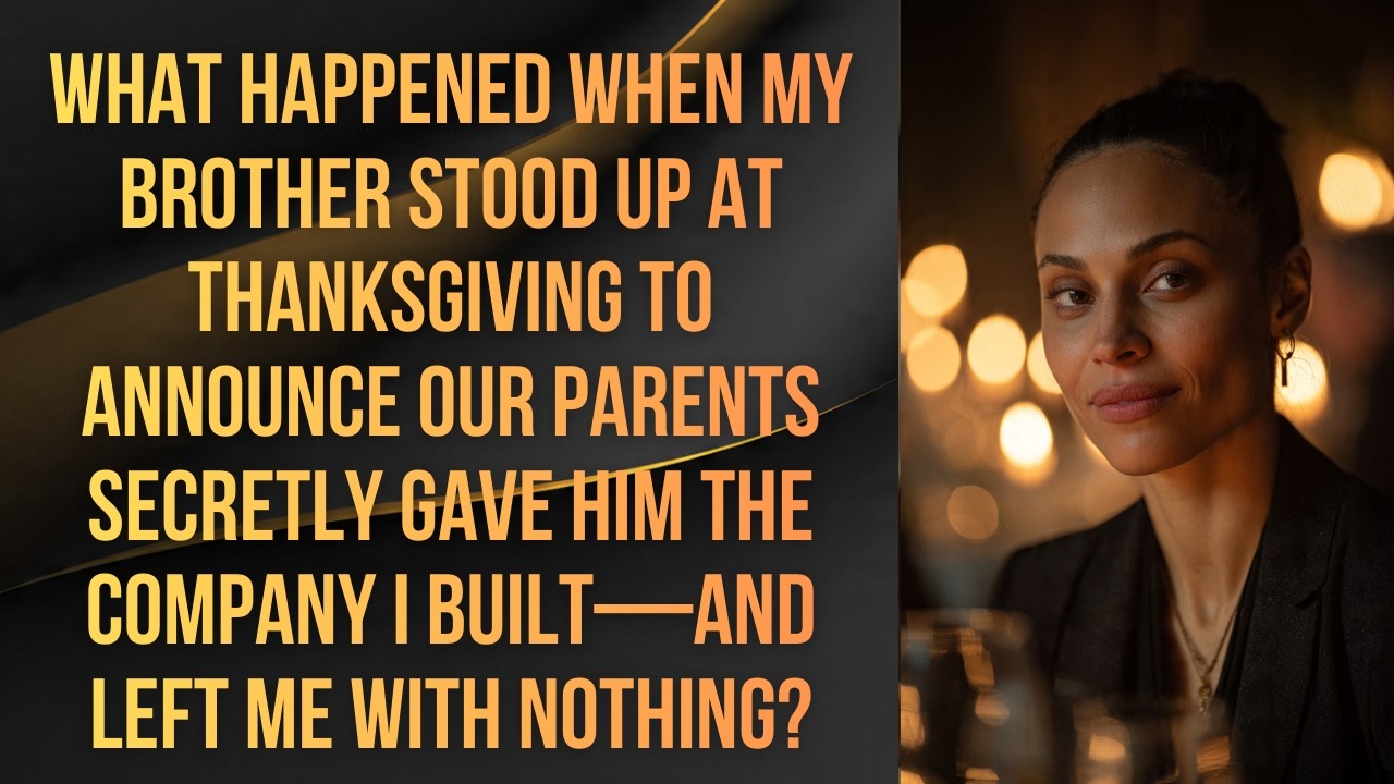 My Brother Stood Up At Thanksgiving And Revealed Our Parents Had Secretly Given H...