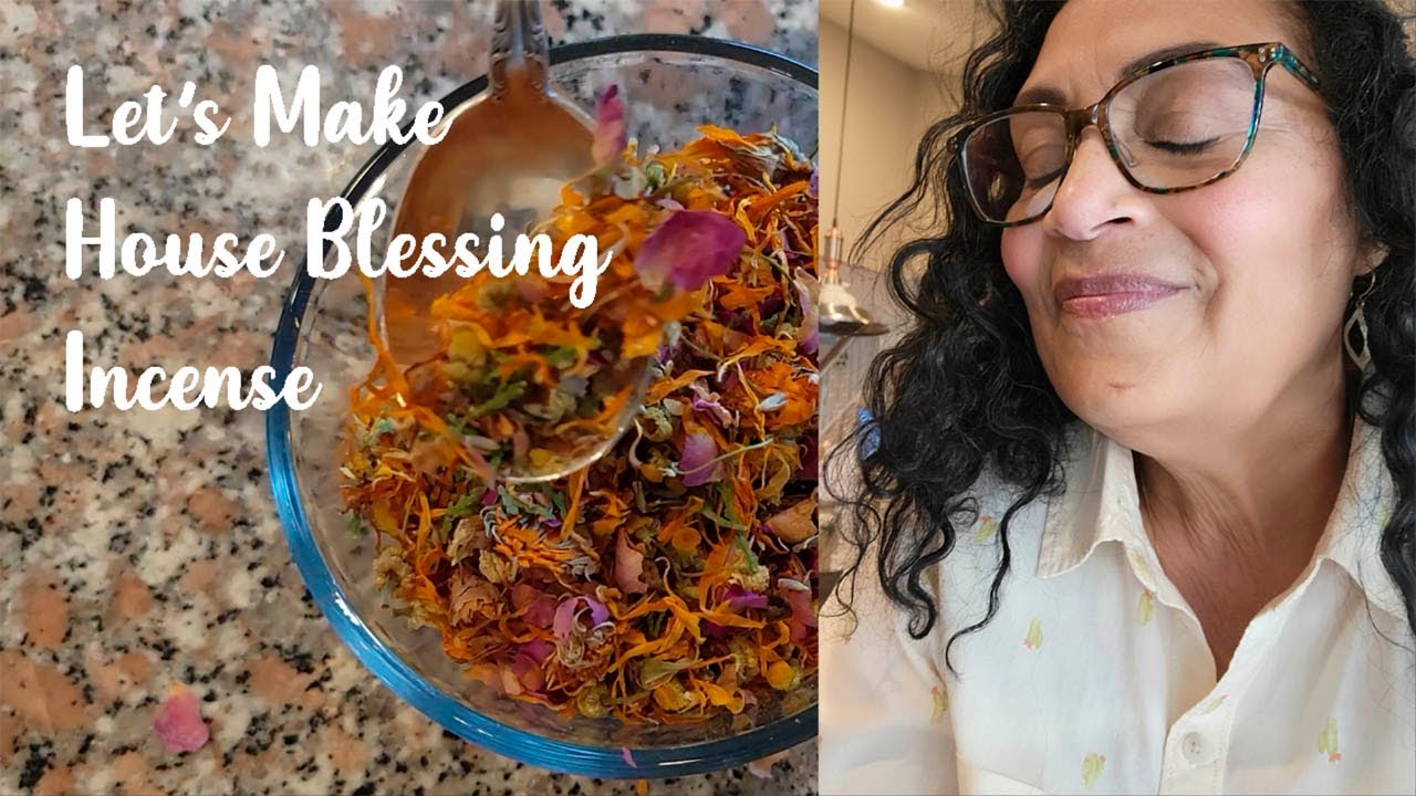 DIY loose incense recipe for House Blessings|| easy formula + how to burn with or without charcoal