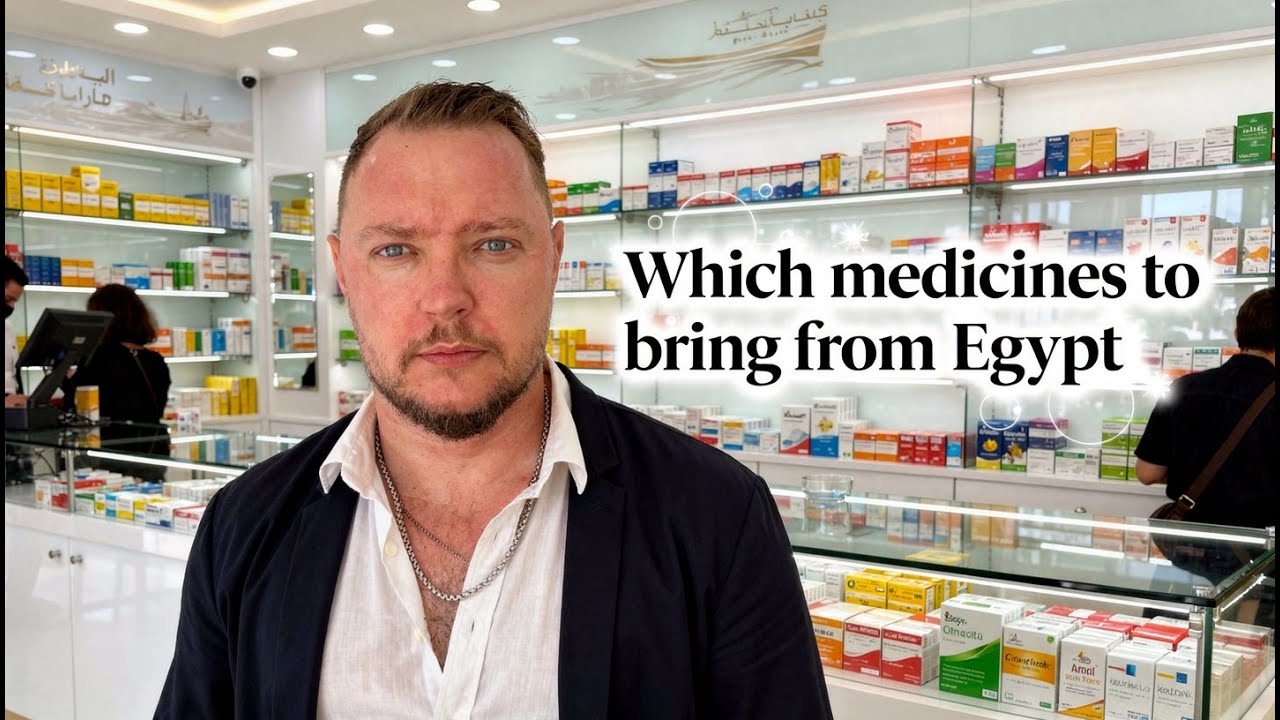 Which Medicines to BRING from Egypt? Top Tips for Tourists!