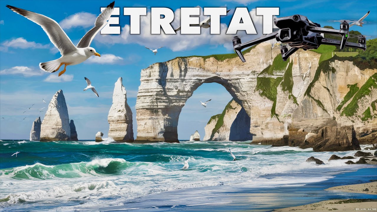 🕊🌊ETRETAT #DroneFootage#TheBlackSwanFlight
