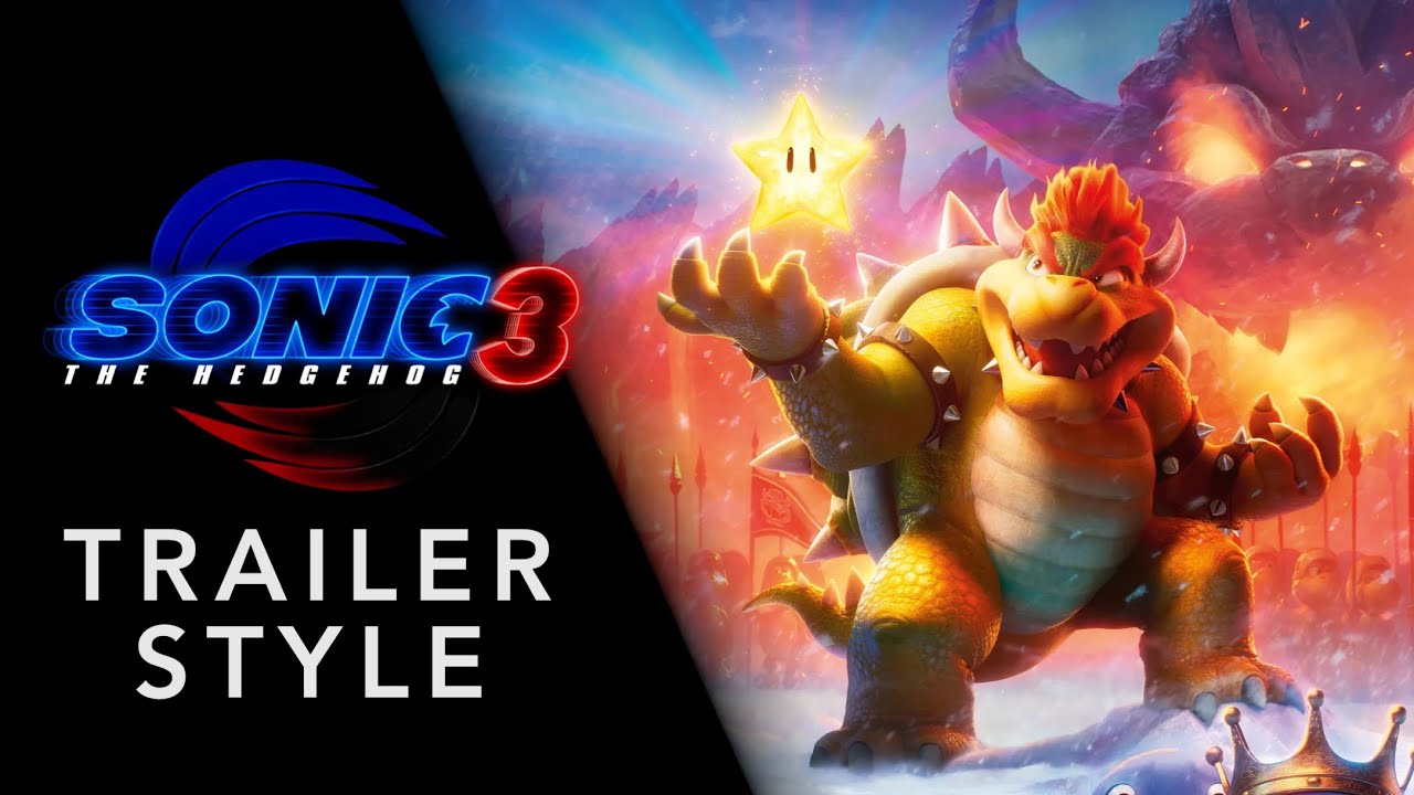 The Super Mario Bros. Movie Trailer - (Sonic The Hedgehog 3 Style)