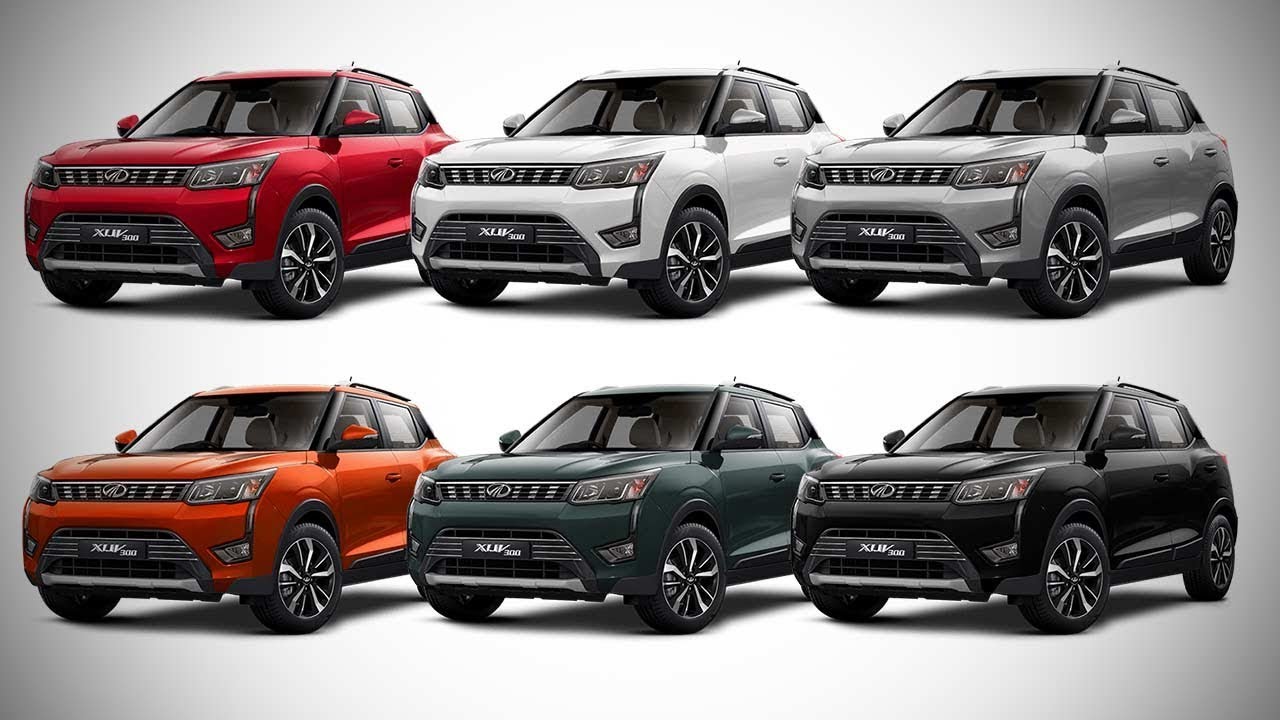 Mahindra XUV300 - All Colour Options - Images | AUTOBICS