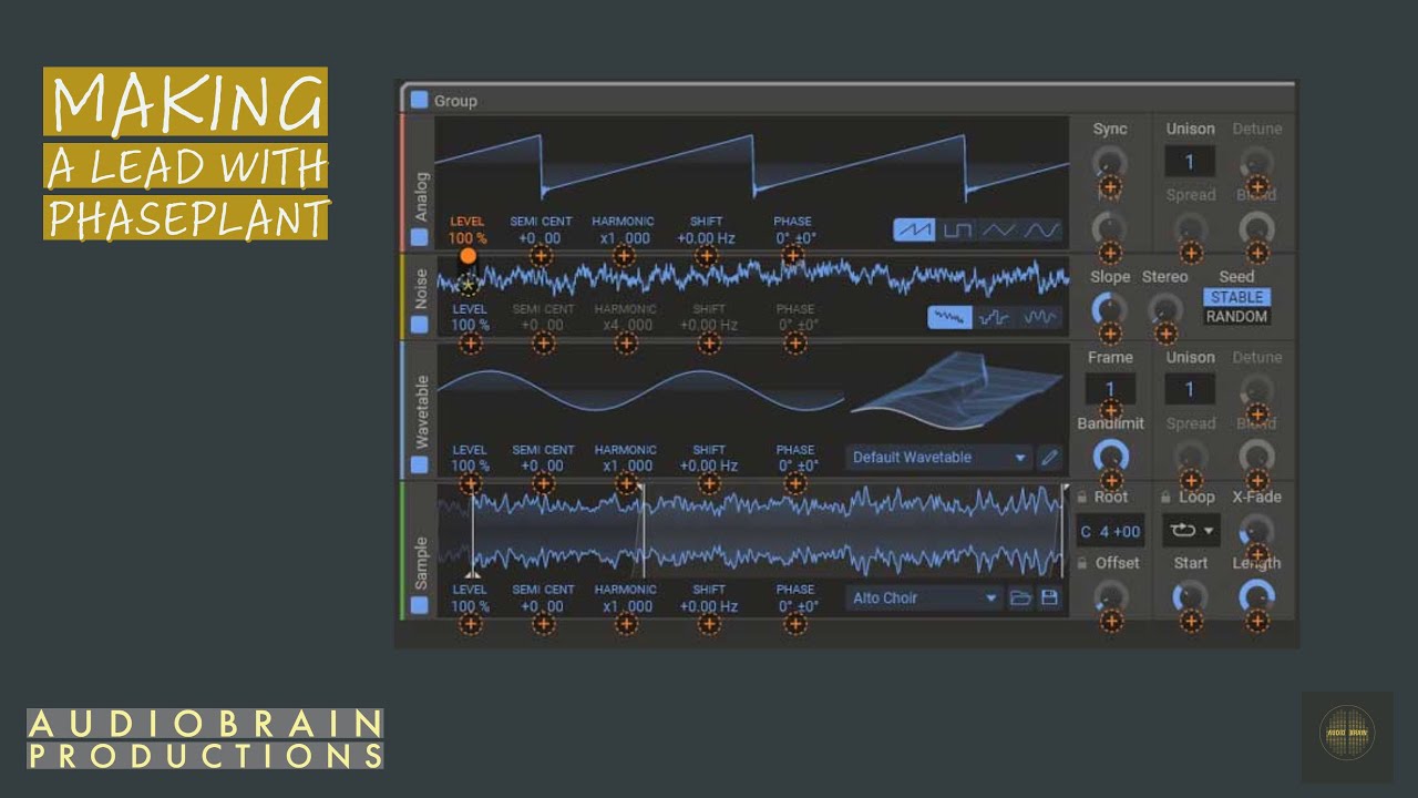 Making a melodic lead with Phaseplant
