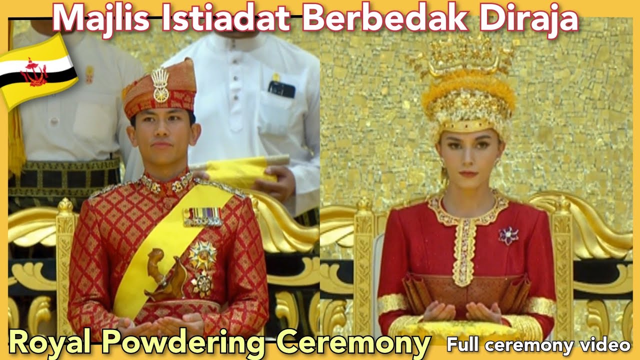 Majlis Berbedak Diraja 2024 Royal Powdering Ceremony Prince Mateen HD Full Ceremony Royal wedding