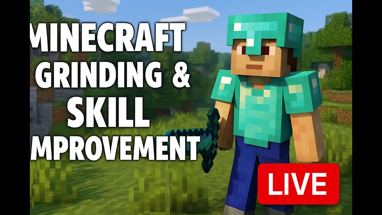 Minecraft Grinding & Skill Improvement | Chill Live Stream