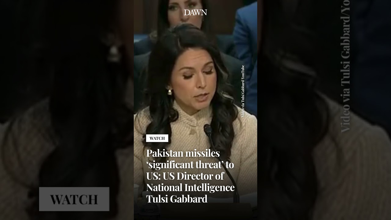 Pakistan missiles &lsquo;significant threat&rsquo; to US: US Director of National Intelligence Tulsi Gabbard