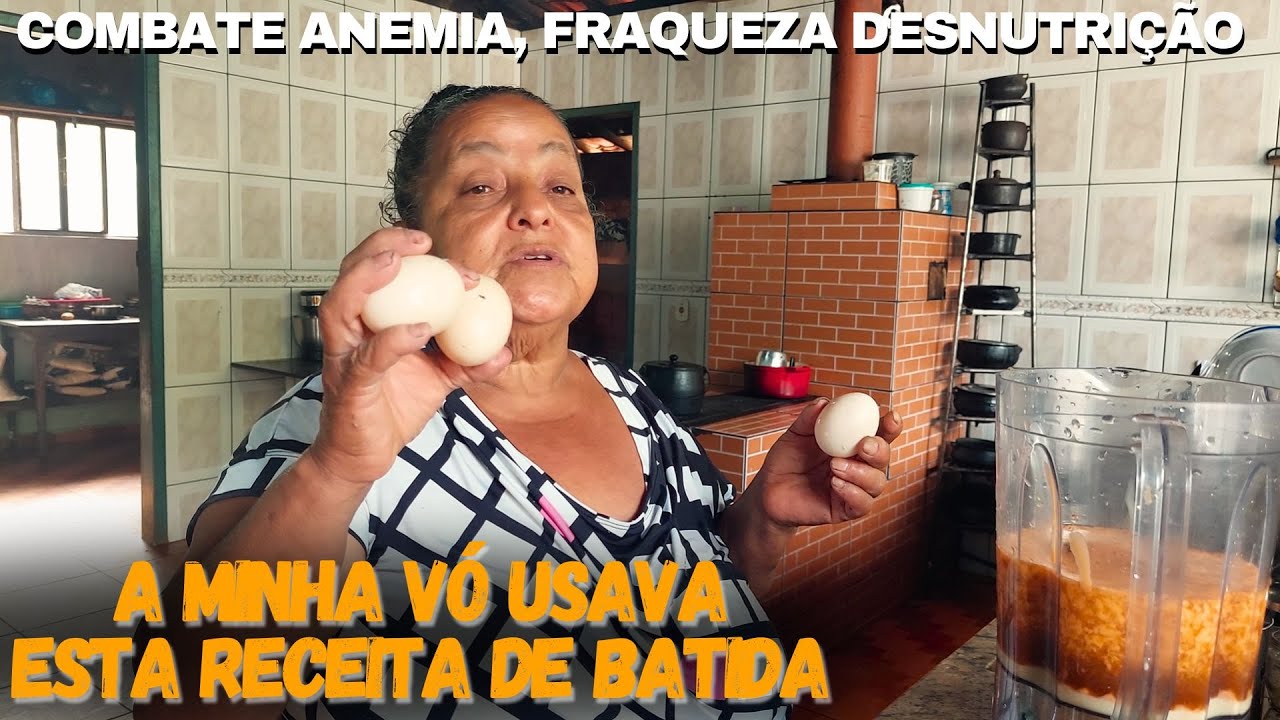 BATIDA DE BIOTÔNICO COM OVO, Essa receita eu aprendi com a minha vó!