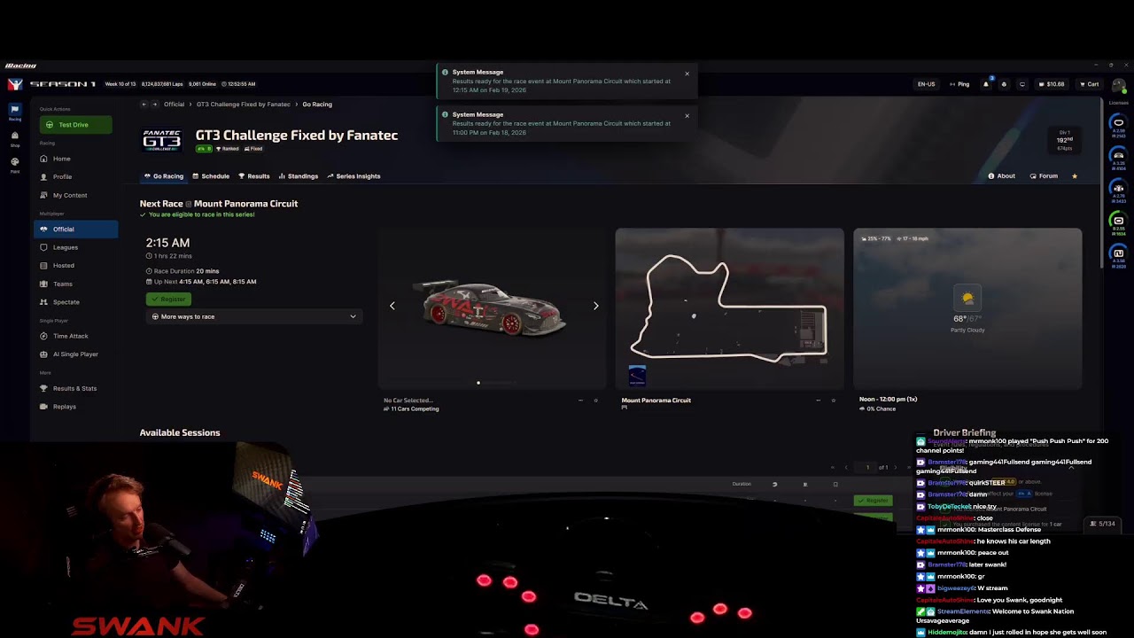 PCUP Sebring, GT3 Bathurst | VRS 60hz | #iRacing