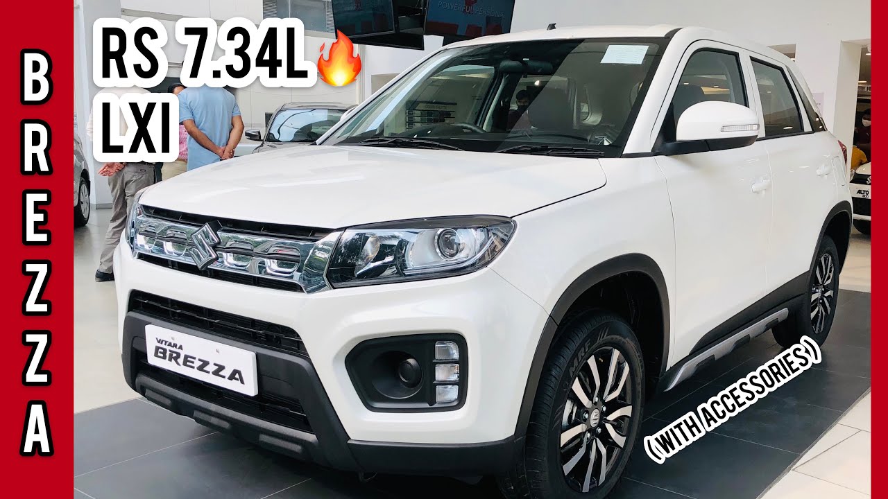 2022 Maruti Suzuki Vitara Brezza 🔥LXI base model walkaround, accessories, features & on road price.