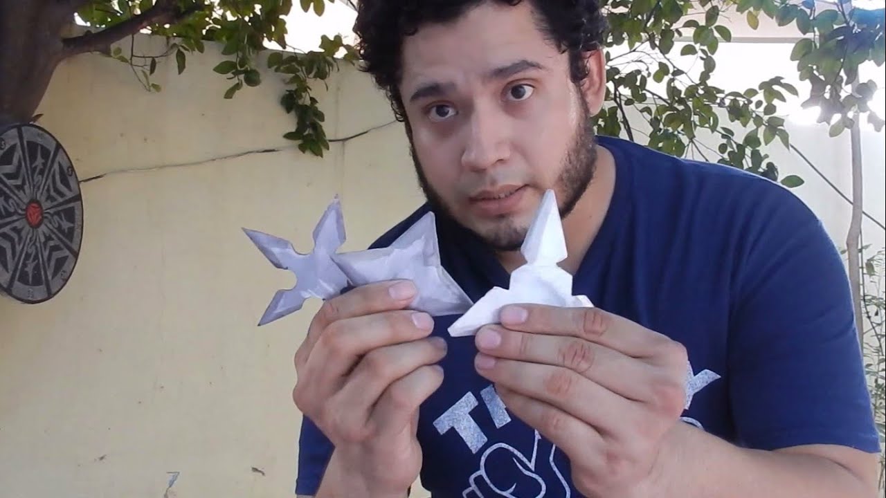 Como hacer Shuriken de metal facil y barato