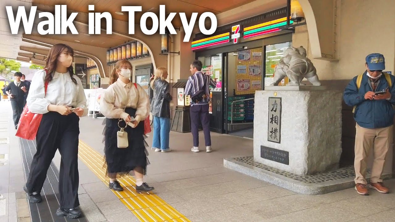 Tokyo - Walking from Ryogoku to Kinshicho. Sumo town♪ (Apr. 2023)