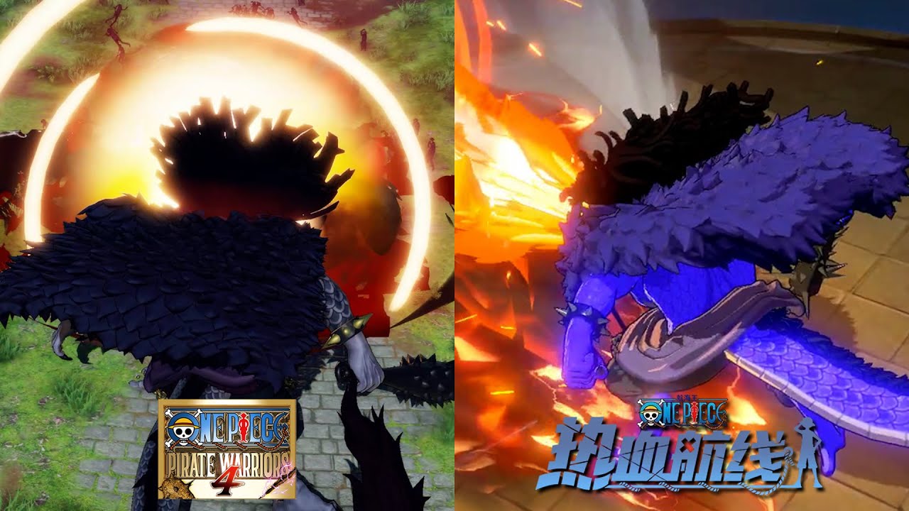 Kaido Moveset Comparison - One Piece Pirate Warriors 4 Vs One Piece Fighting Path