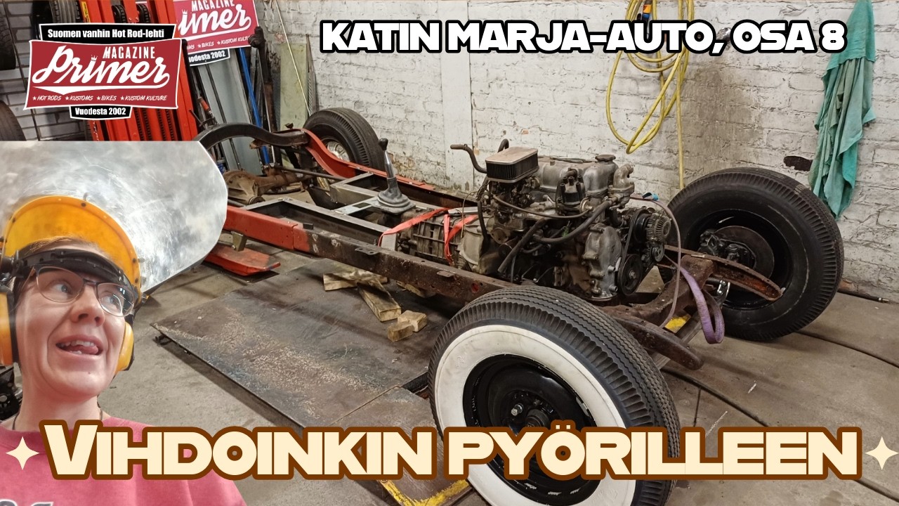 Katin Marja auto, osa 8 - Vihdoinkin pyörilleen