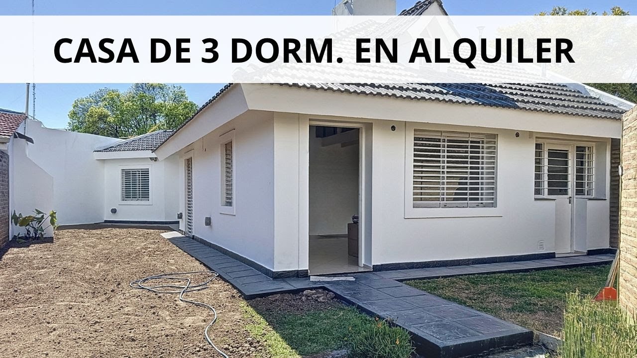 Casa en Alquiler de 3 Dorm. en Cerro Chico