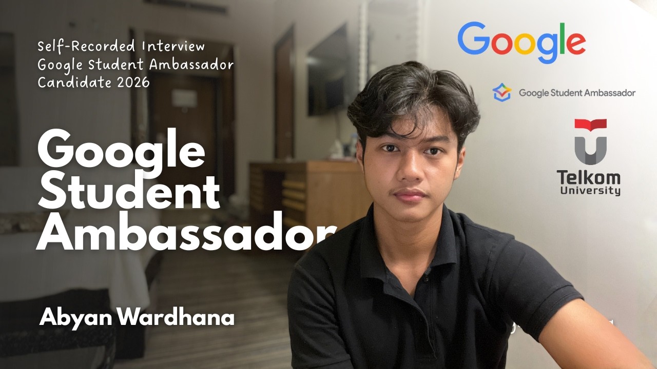 Abyan Putra Wardhana - Kandidat Google Student Ambassador 2026 - Institut Teknologi Telkom Surabaya