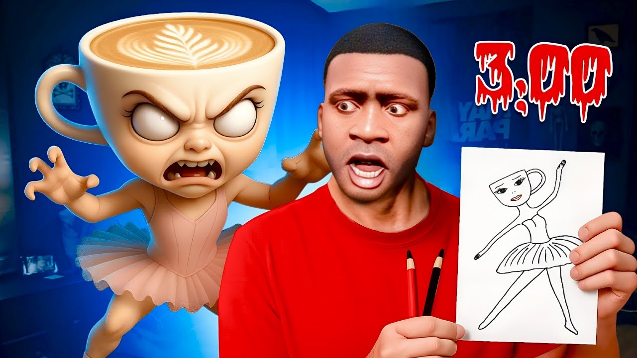 GTA 5 : 3 AM Evil Cappuccina Attack Shinchan & Franklin😱😭 | Gta 5 tamil | Gta 5 mods
