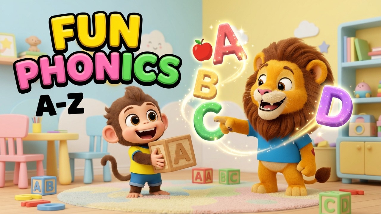 Алфавит от А до Я с Майло 🐒 и Лео 🦁 | Изучаем буквы для детей