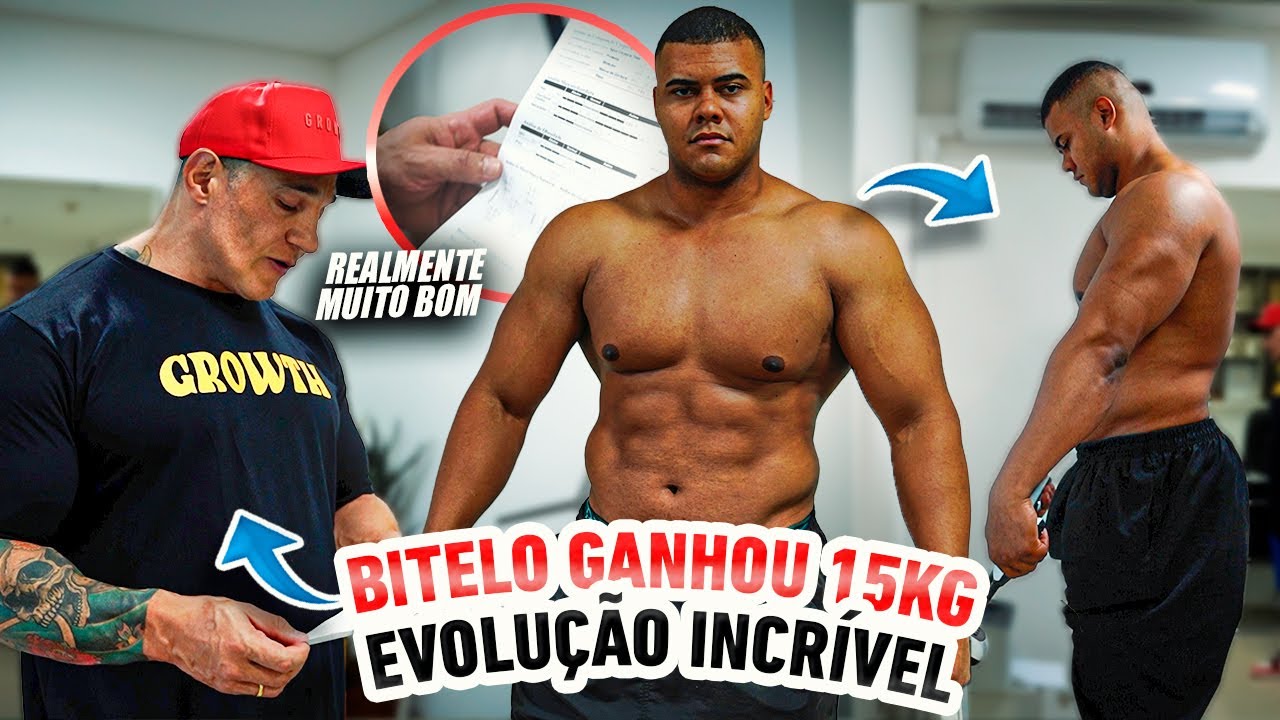 FABIO GIGA SE SURPREENDE COM A EVOLU&Ccedil;&Atilde;O DO SUPER BITELO - ELE GANHOU 15KG