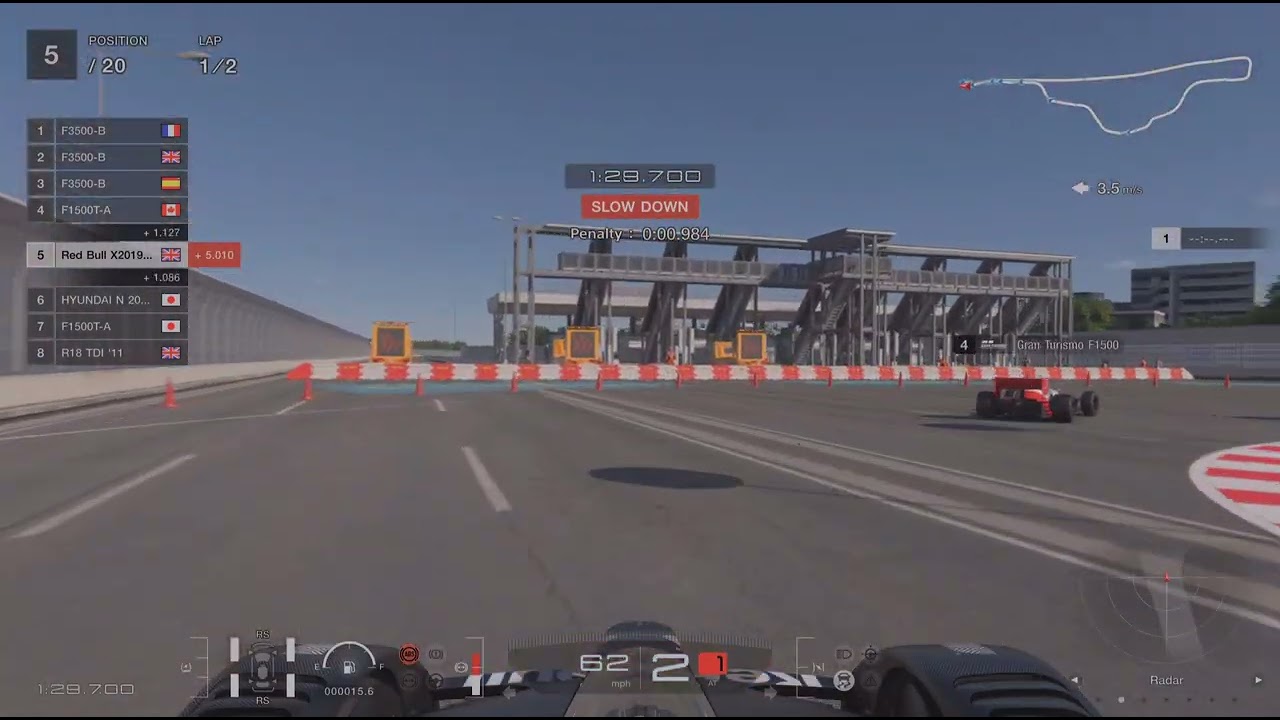 Formula type cars and some extra GR1 cars