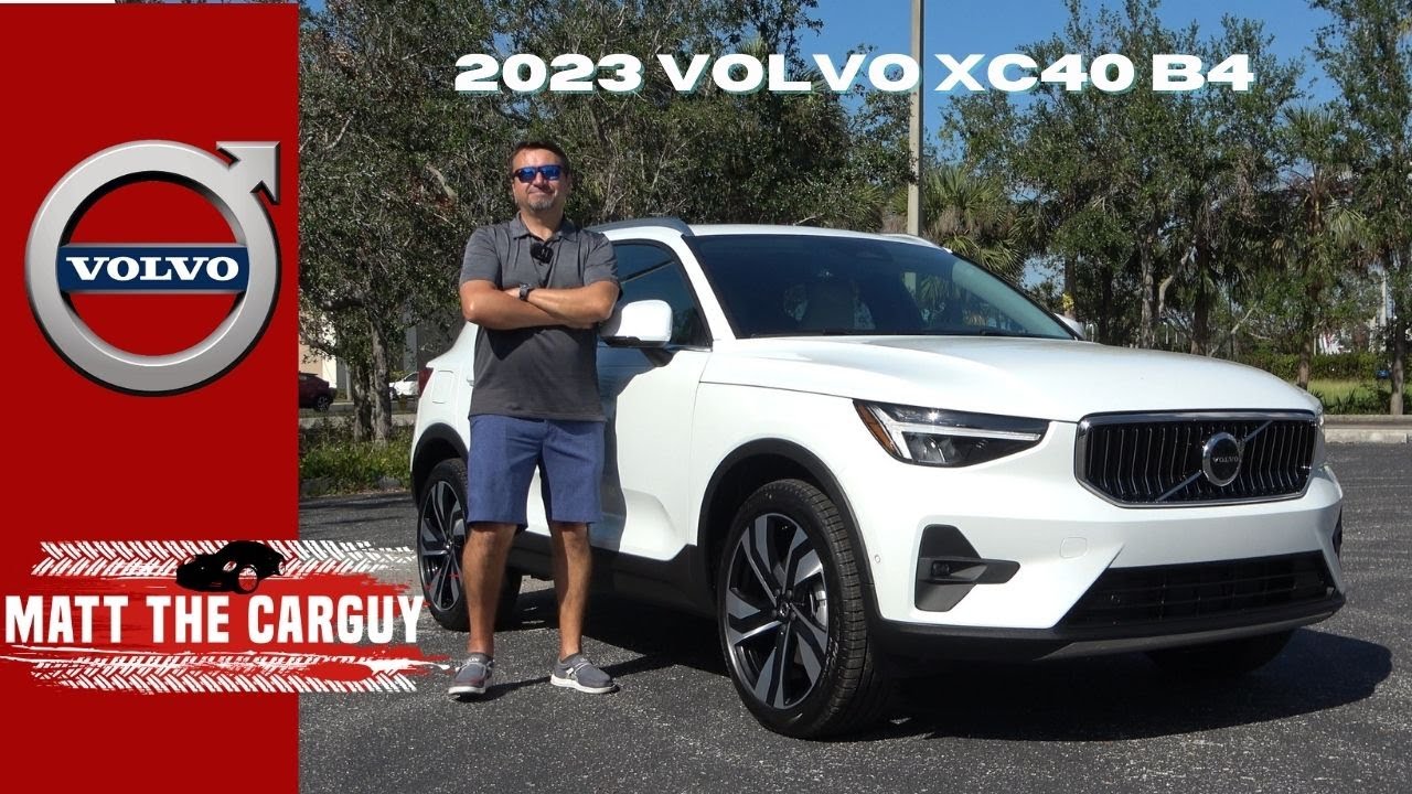 2023 Volvo XC40 B4 FWD Plus is a fun, luxury compact SUV. Review and drive.