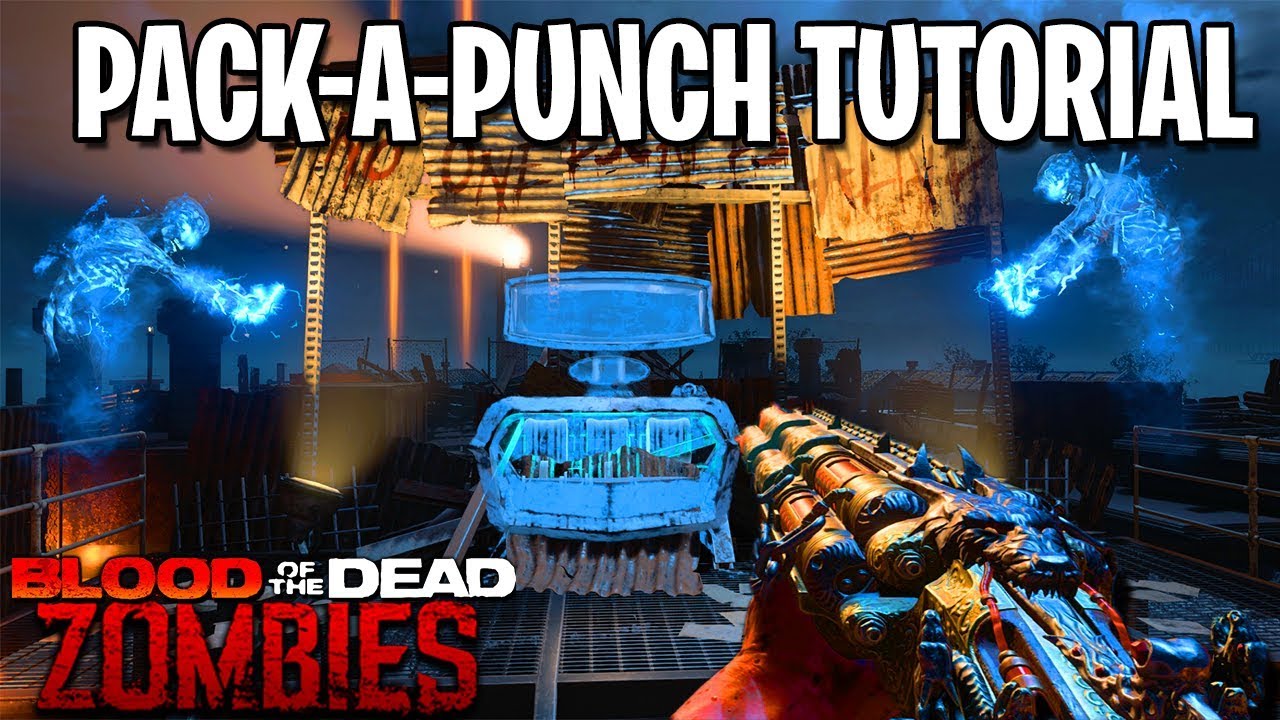 How To PACK A PUNCH in BLOOD OF THE DEAD (Black Ops 4 Zombies Gameplay Tutorial Guide)