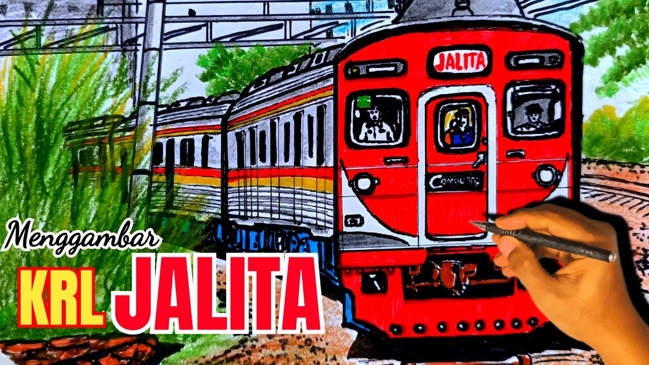 KRL JALITA, MENGGAMBAR KRL COMMUTER JALITA#krl #keretaapiindonesia