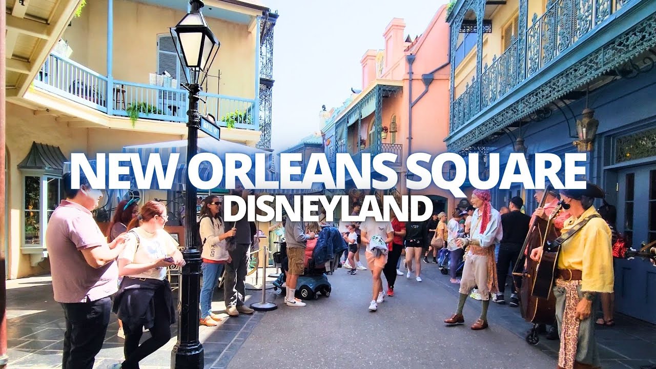 Exploring Disneyland's New Orleans Square Walking Tour #neworleanssquare #disneyland #disney