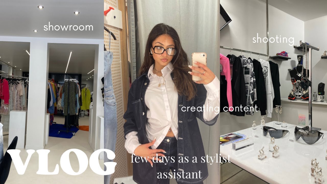 DAILY VLOG ⎸ 💌 être assistante styliste: shooting, création de contenue, pick up showroom & more 👠