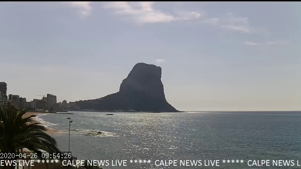 Playa Arenal Calpe en directo Calpe News #As&oacute;mateACalpe