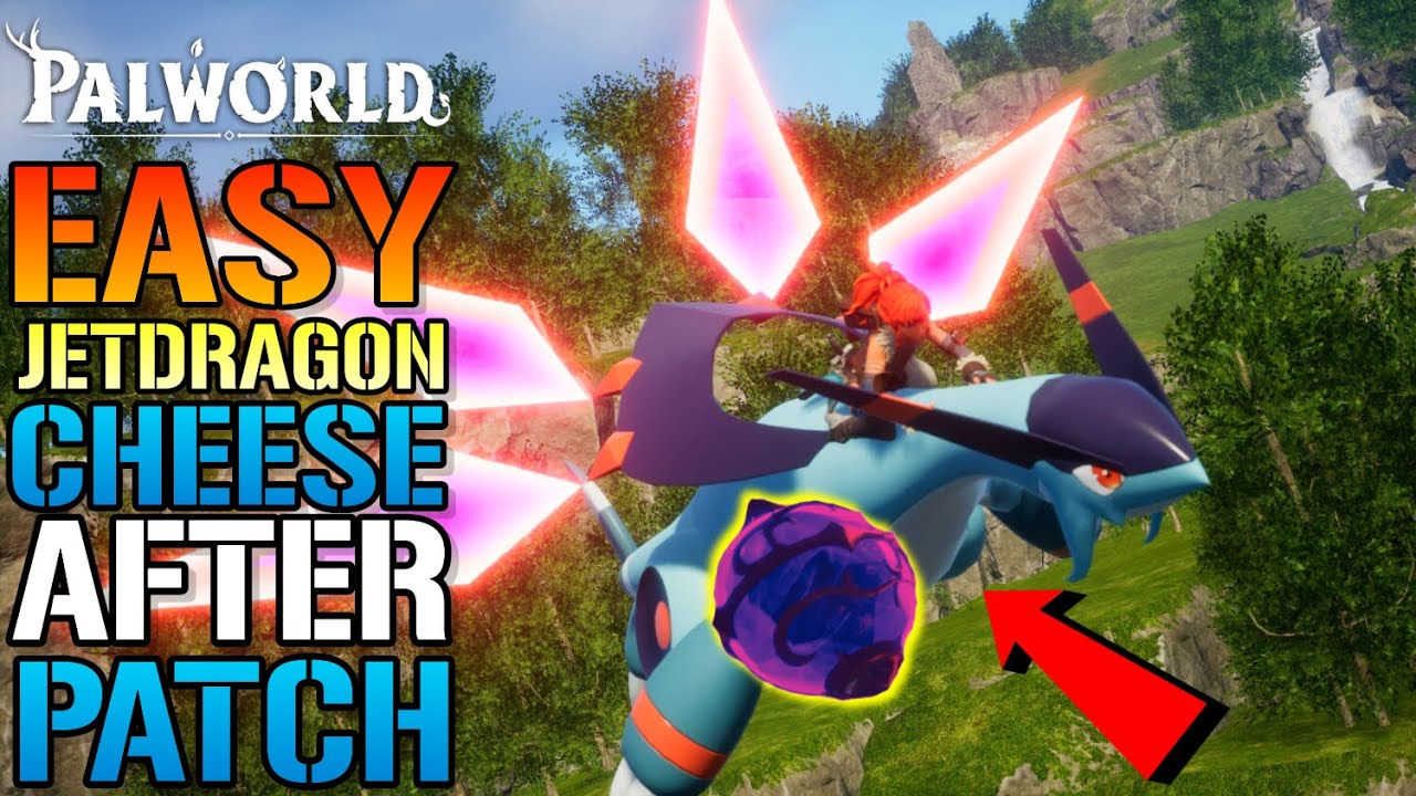 Palworld: EASY JETRAGON CHEESE! After PATCH! EASY Kill Or Capture