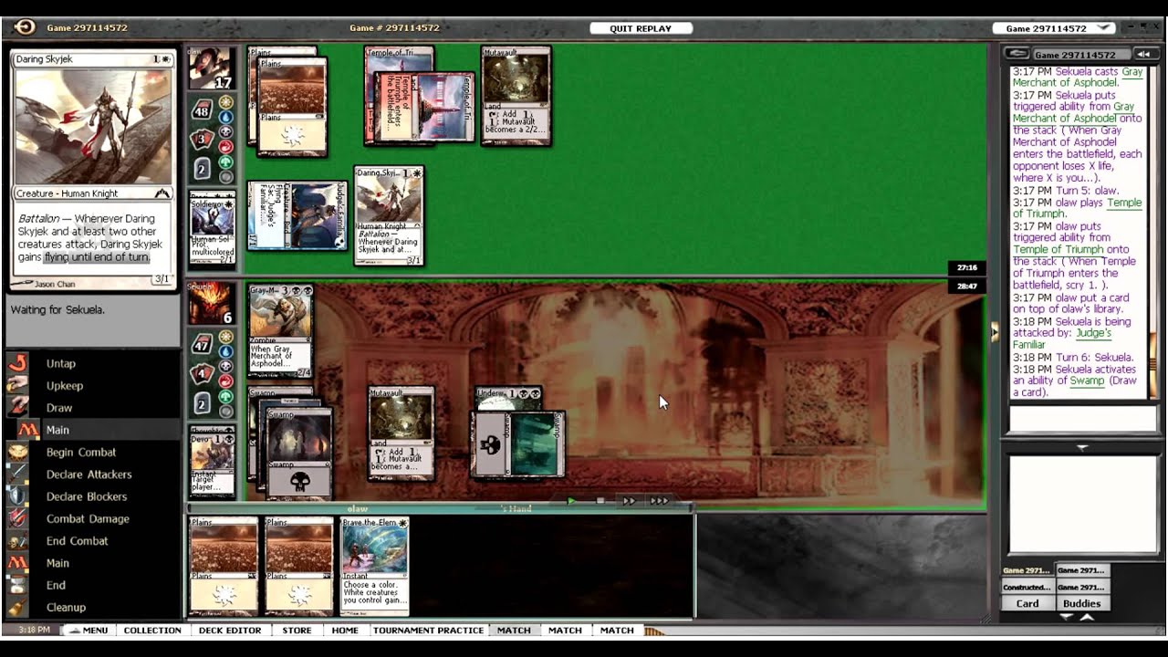 Standard Boros Humans vs. Mono-Black Devotion