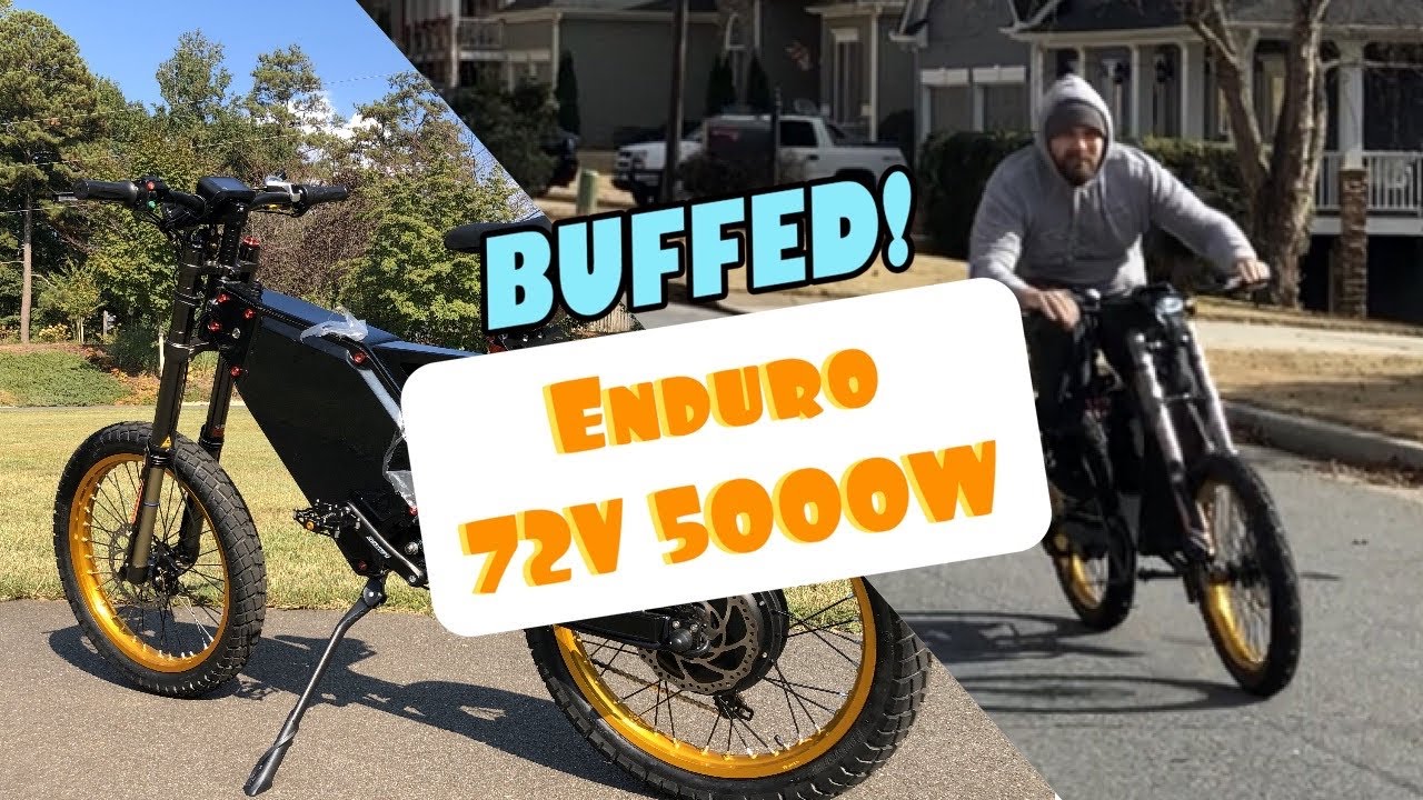 Обзор и характеристики электровелосипеда Enduro 72V 5000W Stealth Bomber Ebike