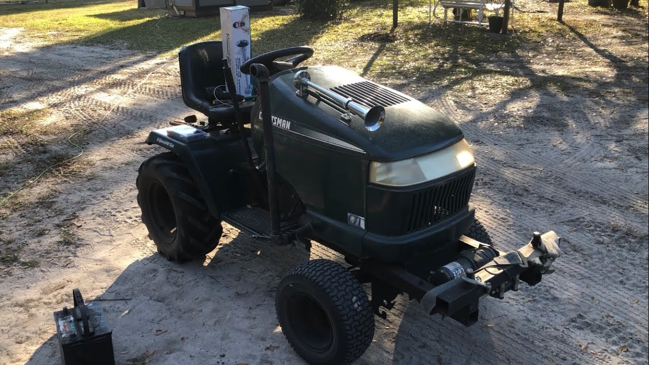 Garden Tractor AIR HORN install! Plus some updates and how to&rsquo;s!